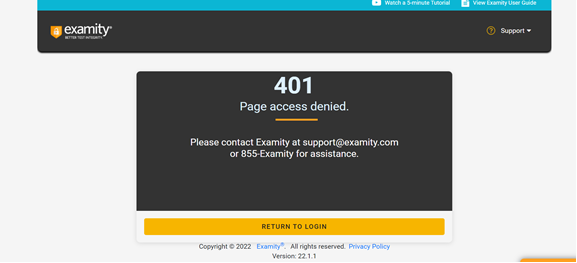 9. 401 error