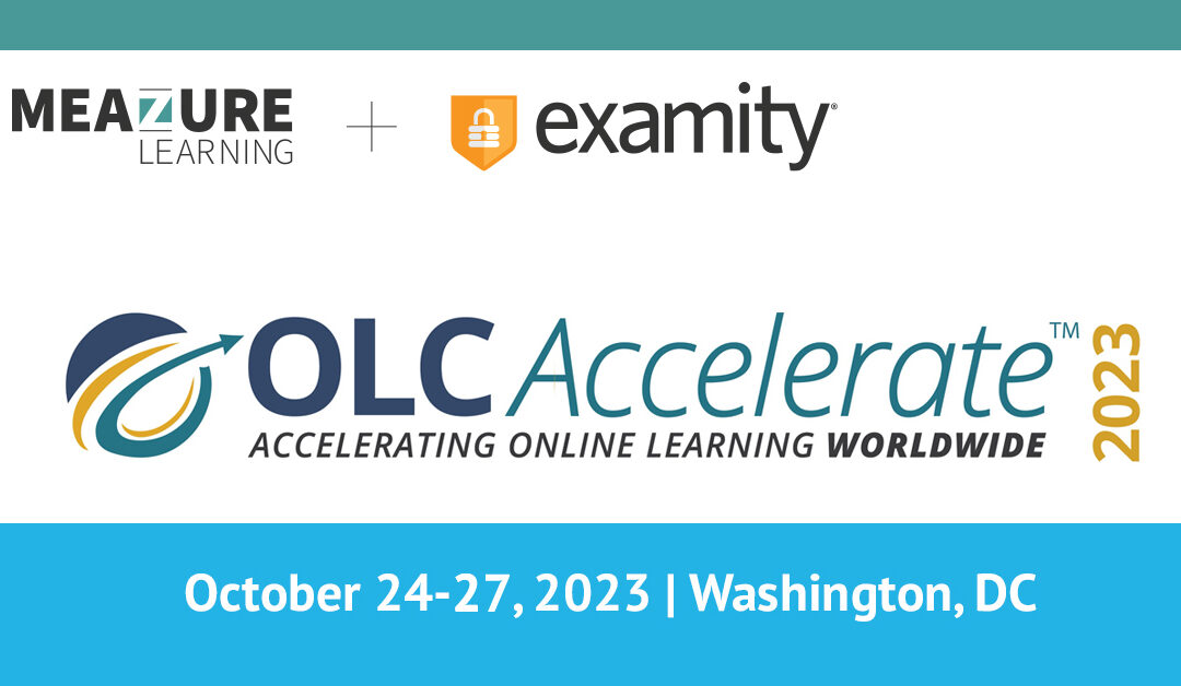 Join Examity at OLC Accelerate from October 24 – 27